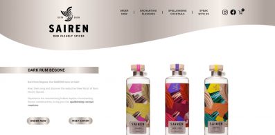 Sairen Rum website