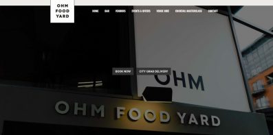 ohm - web design portfolio